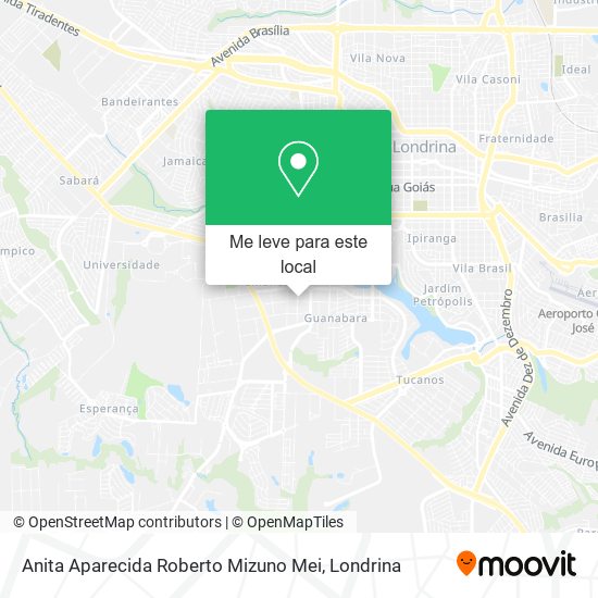 Anita Aparecida Roberto Mizuno Mei mapa