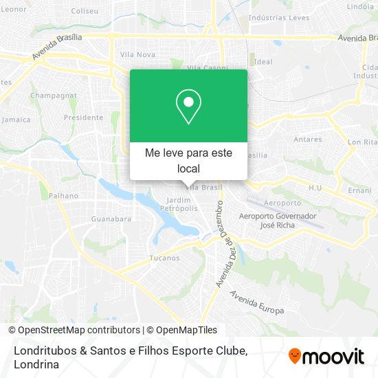 Londritubos & Santos e Filhos Esporte Clube mapa