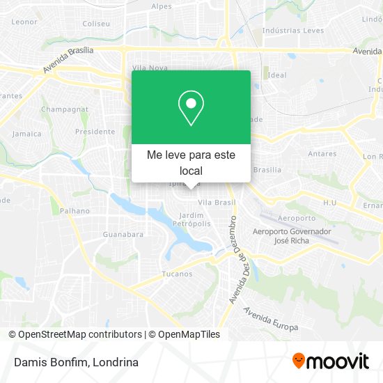 Damis Bonfim mapa