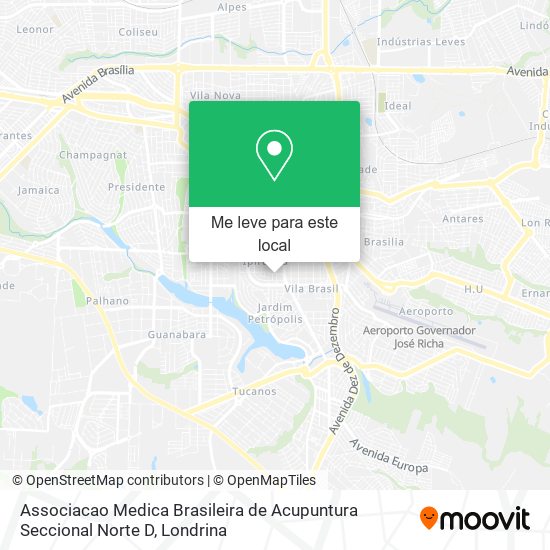 Associacao Medica Brasileira de Acupuntura Seccional Norte D mapa