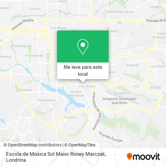 Escola de Música Sol Maior Roney Marczak mapa