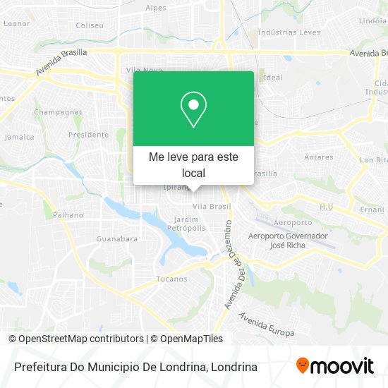 Prefeitura Do Municipio De Londrina mapa