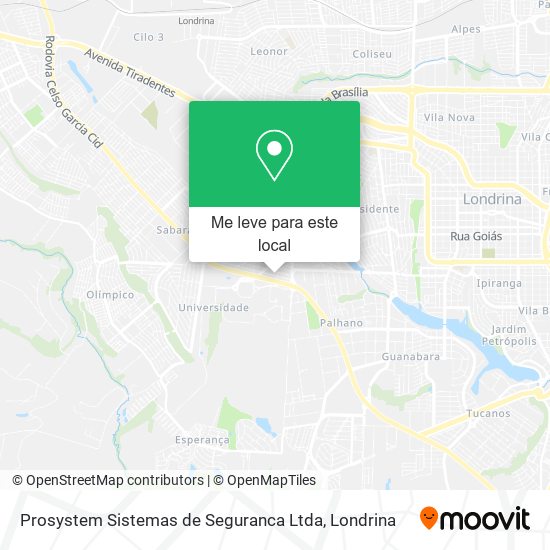 Prosystem Sistemas de Seguranca Ltda mapa