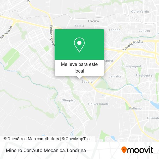 Mineiro Car Auto Mecanica mapa