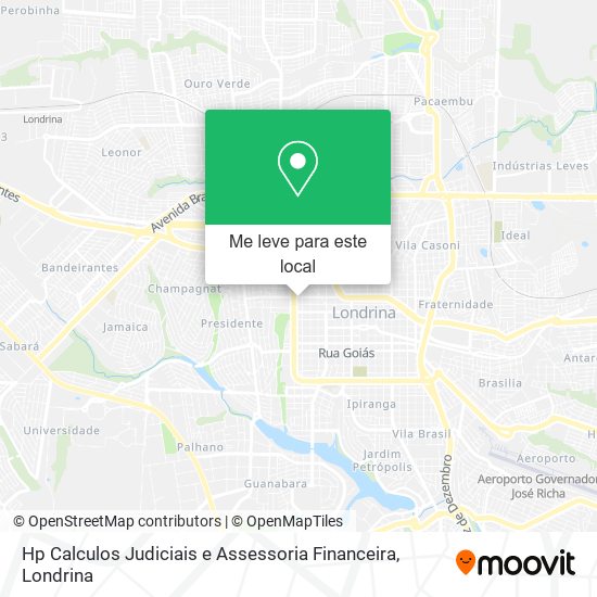 Hp Calculos Judiciais e Assessoria Financeira mapa