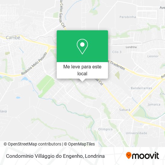 Condomínio Villággio do Engenho mapa