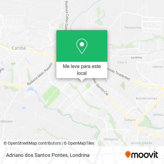Adriano dos Santos Pontes mapa