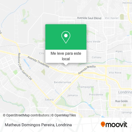 Matheus Domingos Pereira mapa