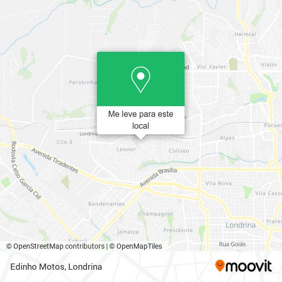 Edinho Motos mapa