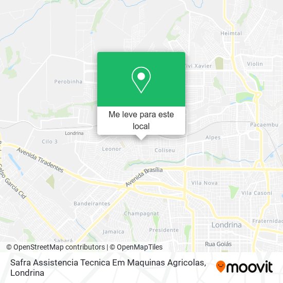 Safra Assistencia Tecnica Em Maquinas Agricolas mapa