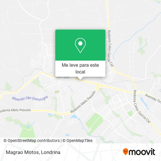 Magrao Motos mapa