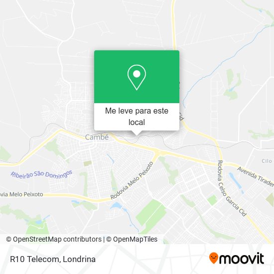 R10 Telecom mapa