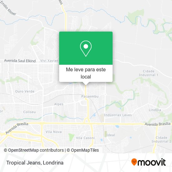 Tropical Jeans mapa