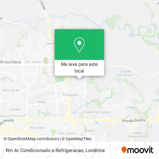 Rm Ar Condicionado e Refrigeracao mapa