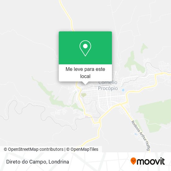 Direto do Campo mapa