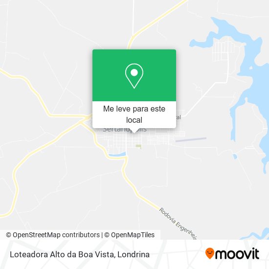 Loteadora Alto da Boa Vista mapa