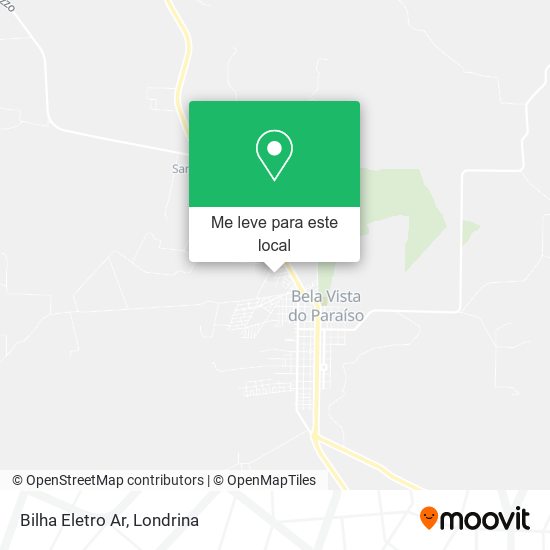 Bilha Eletro Ar mapa