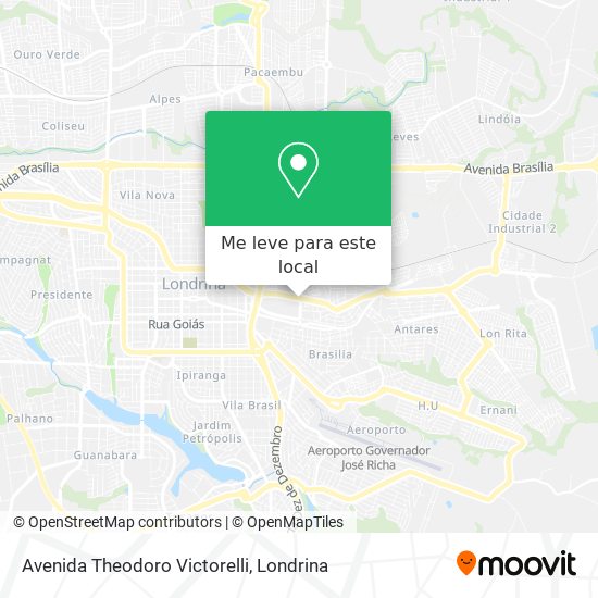Avenida Theodoro Victorelli mapa