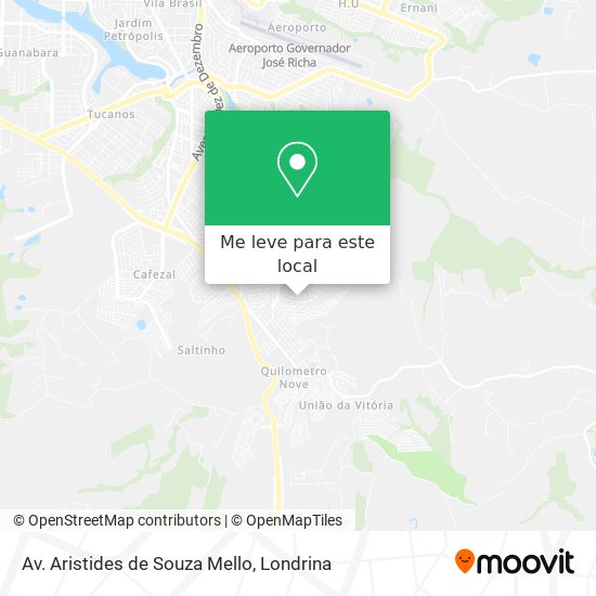 Av. Aristides de Souza Mello mapa