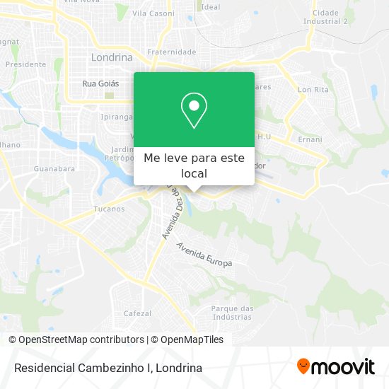 Residencial Cambezinho I mapa