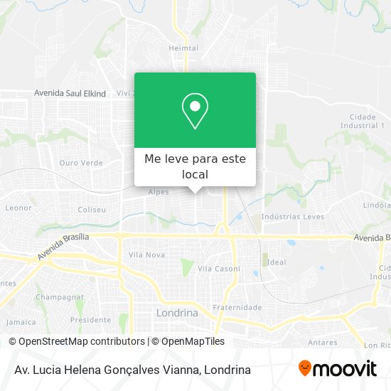 Av. Lucia Helena Gonçalves Vianna mapa