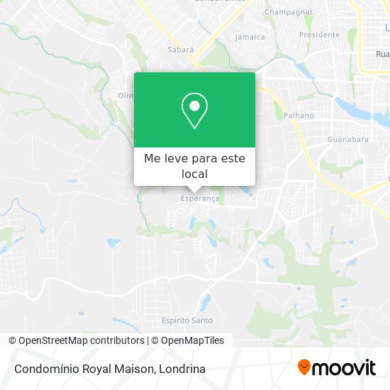Condomínio Royal Maison mapa