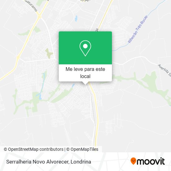 Serralheria Novo Alvorecer mapa