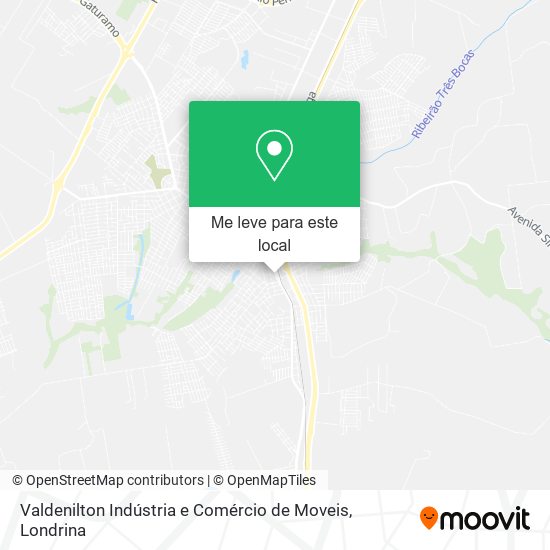 Valdenilton Indústria e Comércio de Moveis mapa