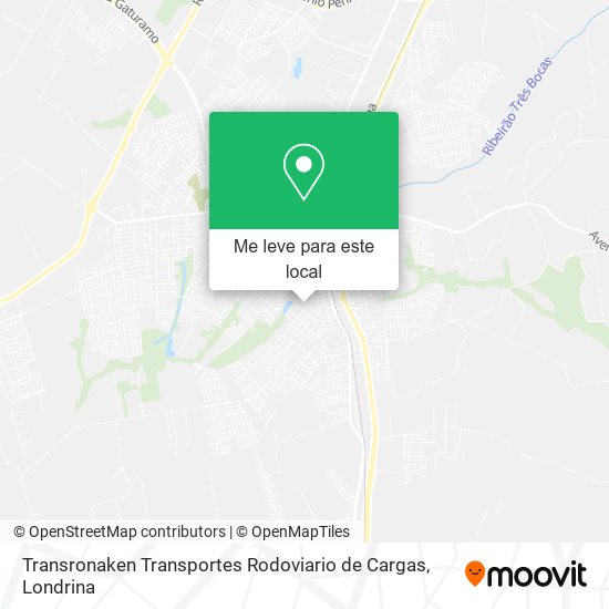 Transronaken Transportes Rodoviario de Cargas mapa