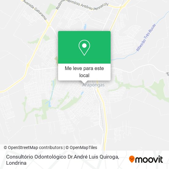 Consultório Odontológico Dr.André Luis Quiroga mapa
