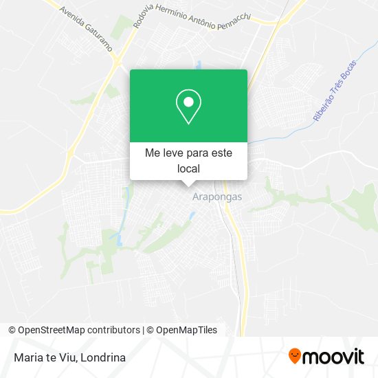 Maria te Viu mapa