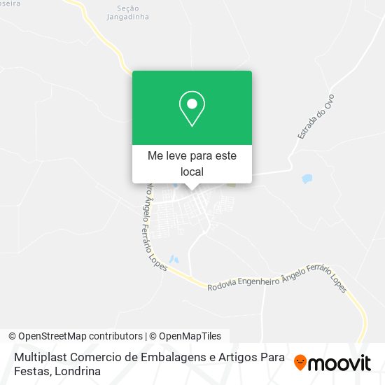 Multiplast Comercio de Embalagens e Artigos Para Festas mapa