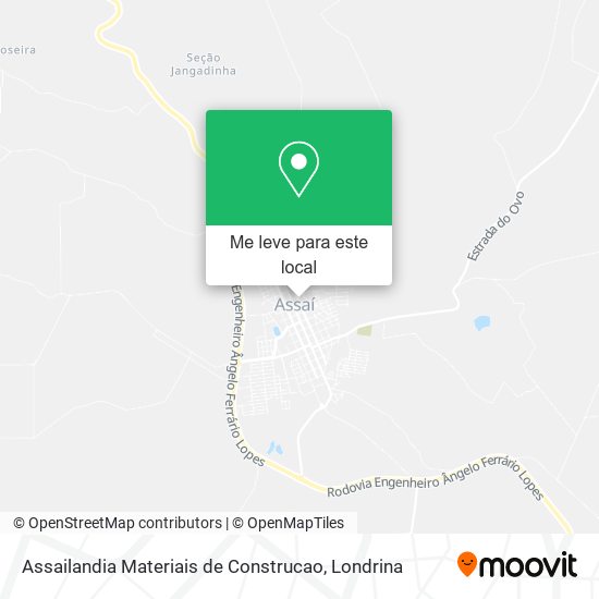 Assailandia Materiais de Construcao mapa