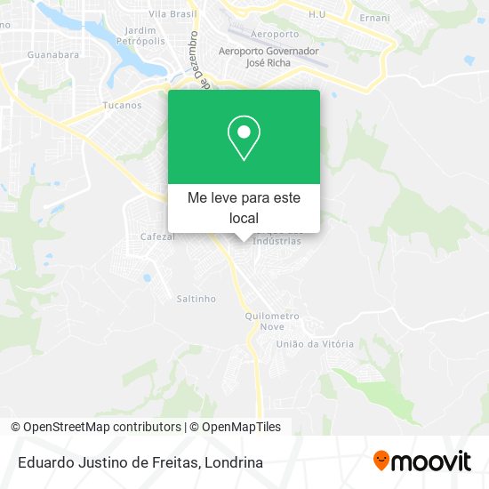 Eduardo Justino de Freitas mapa