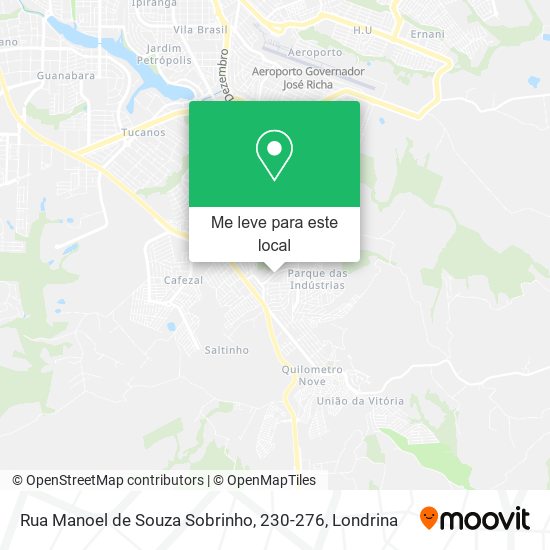 Rua Manoel de Souza Sobrinho, 230-276 mapa