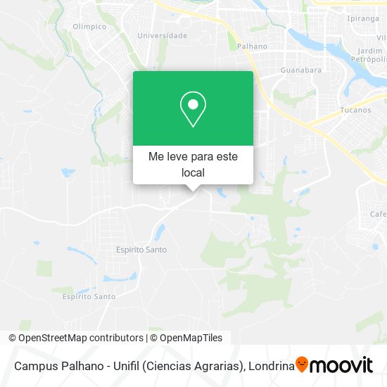 Campus Palhano - Unifil (Ciencias Agrarias) mapa