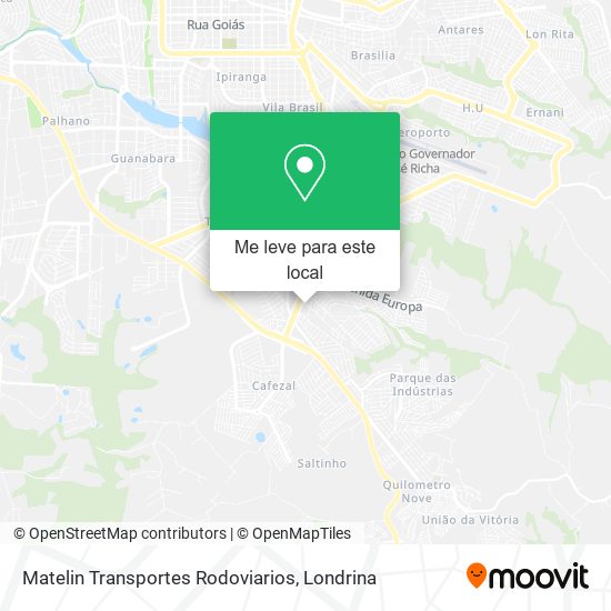 Matelin Transportes Rodoviarios mapa