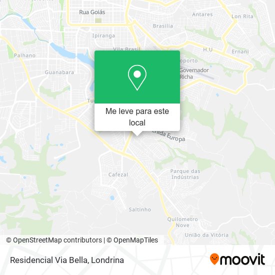 Residencial Via Bella mapa
