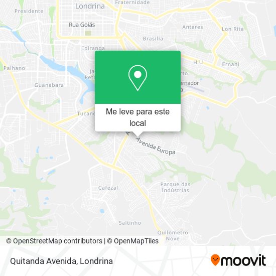 Quitanda Avenida mapa