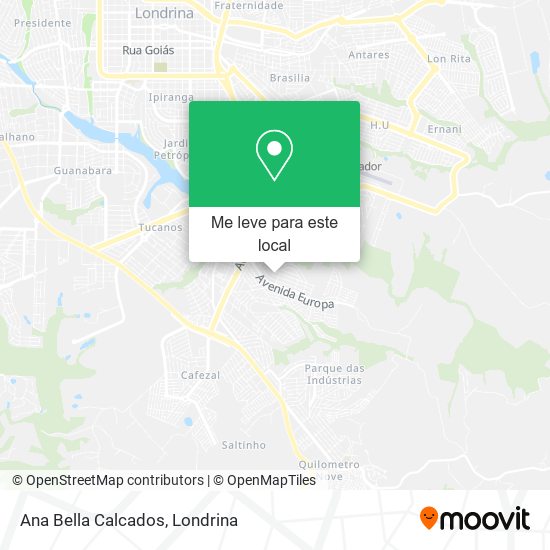 Ana Bella Calcados mapa