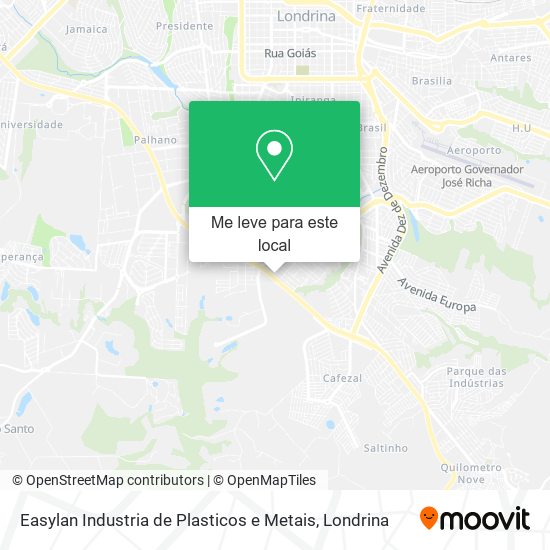 Easylan Industria de Plasticos e Metais mapa