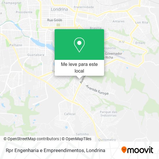 Rpr Engenharia e Empreendimentos mapa