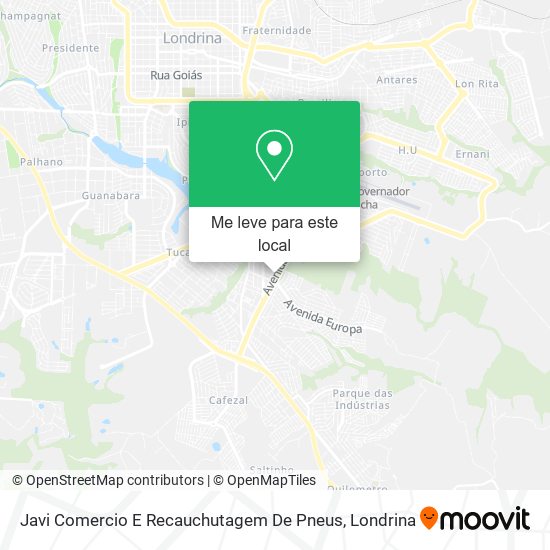 Javi Comercio E Recauchutagem De Pneus mapa