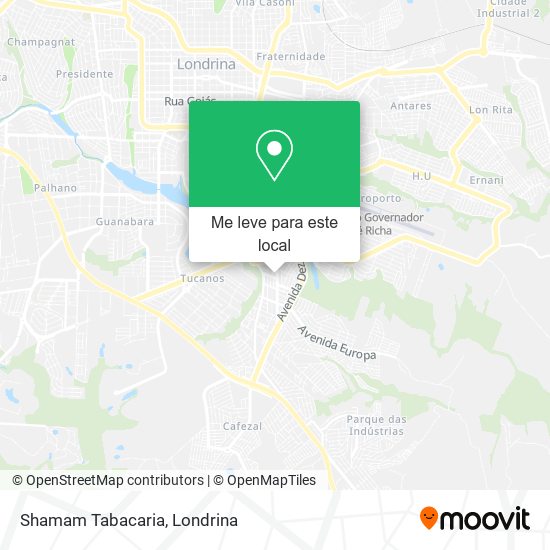Shamam Tabacaria mapa