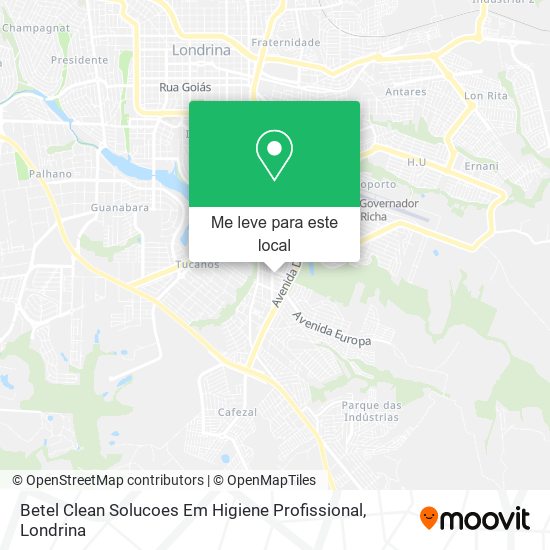 Betel Clean Solucoes Em Higiene Profissional mapa