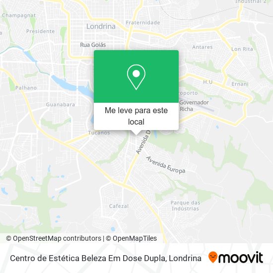 Centro de Estética Beleza Em Dose Dupla mapa