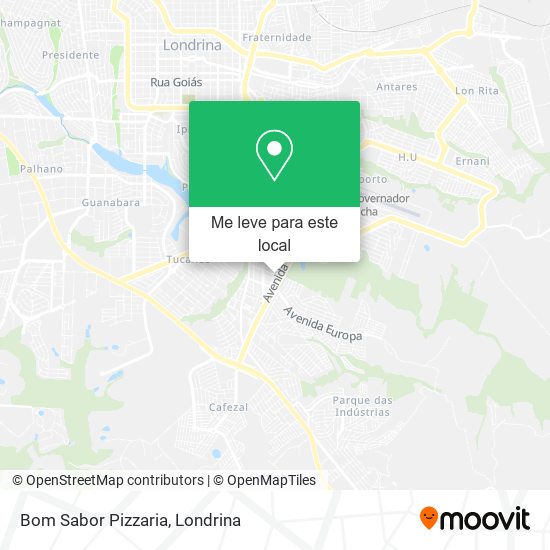 Bom Sabor Pizzaria mapa