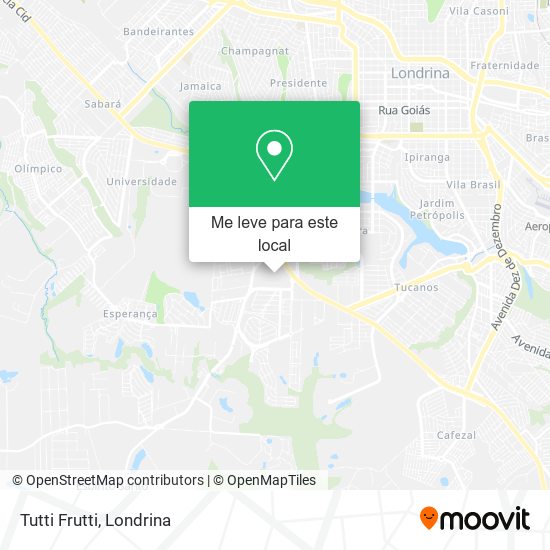 Tutti Frutti mapa