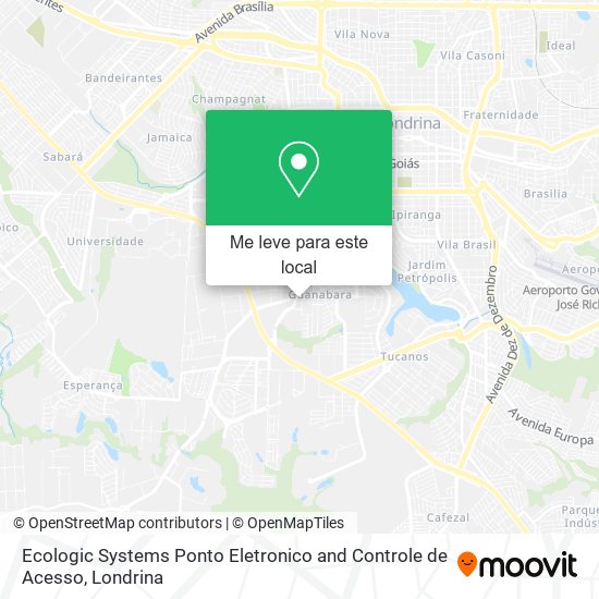 Ecologic Systems Ponto Eletronico and Controle de Acesso mapa