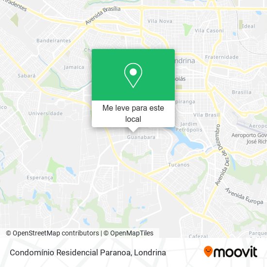 Condomínio Residencial Paranoa mapa